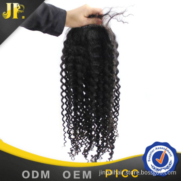 Top french lace closure 100% human full lace closure deep wave size 5*5 long inch 10-24